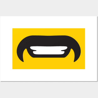 Mini Moustache Posters and Art